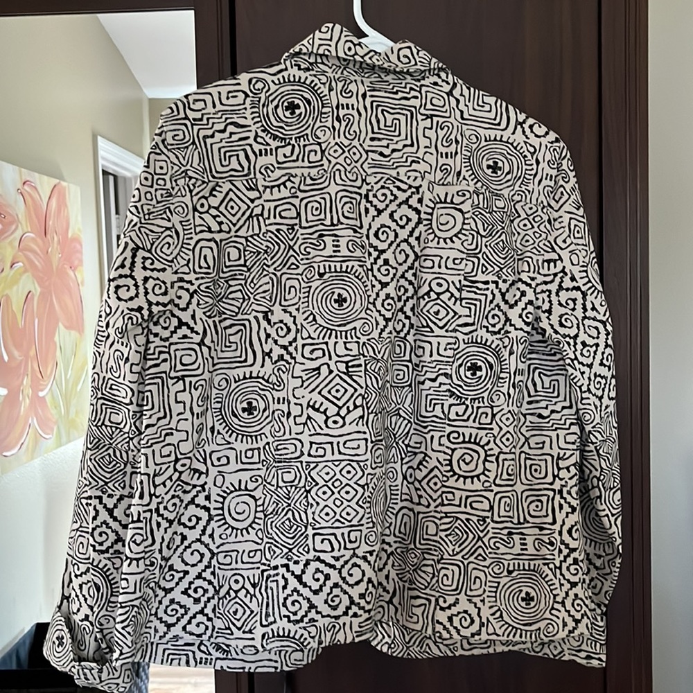 Patterned jeans jacket - Picture 3 of 3